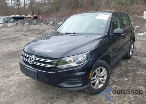 2013 Volkswagen Tiguan S z USA, uszkodzony, nr VIN WVGAV3AX0DW615178